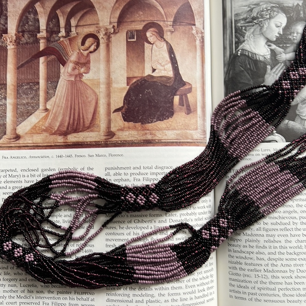 NWOT Handmade Beaded Multi-strand Necklace